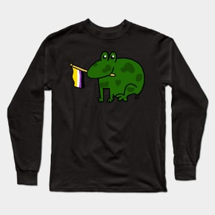 Nonbinary Frog Long Sleeve T-Shirt